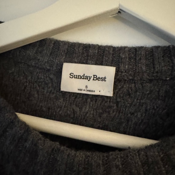 Sunday Best Peggy Cable Knit Sweater - Picture 3 of 6